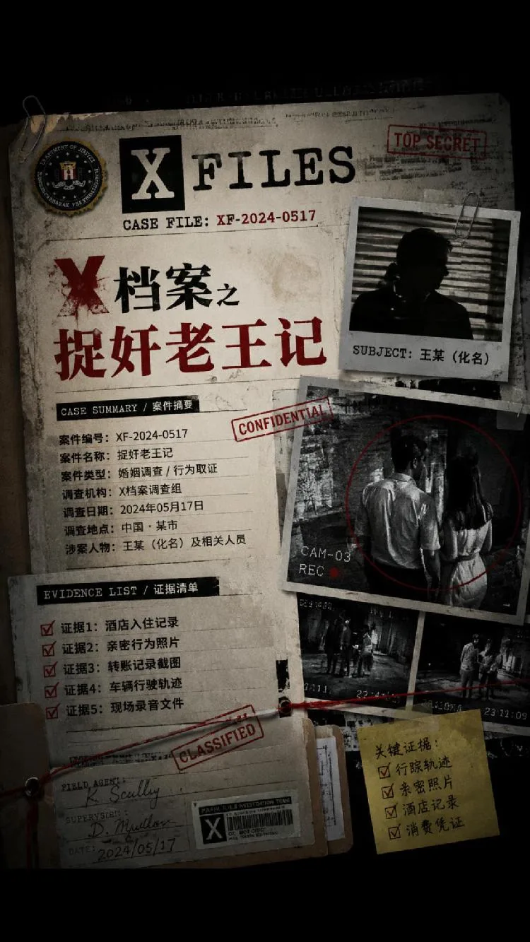 《X档案之捉奸老王记》 单体作品（全1集） 海报