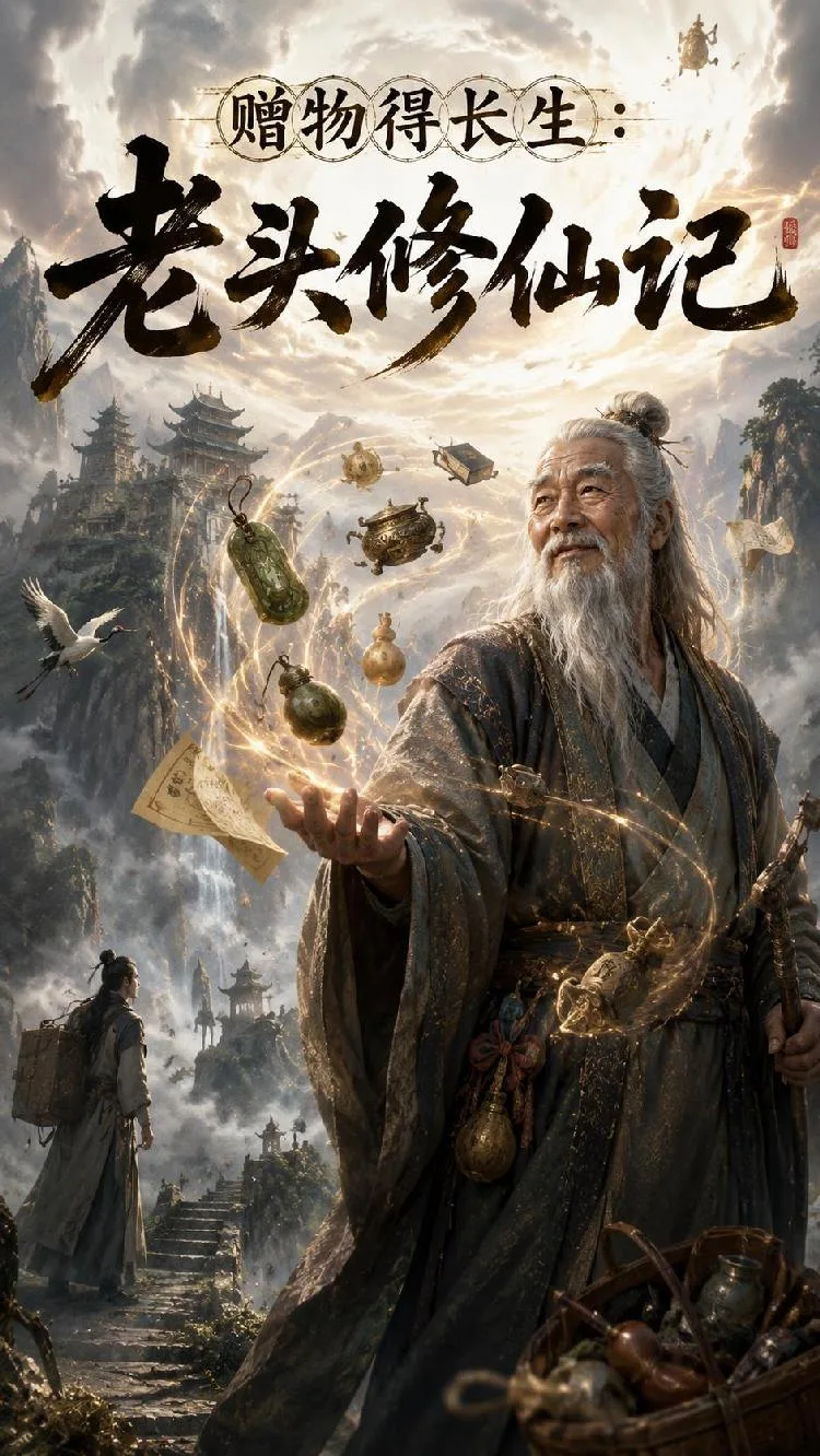 赠物得长生：老头修仙记 海报