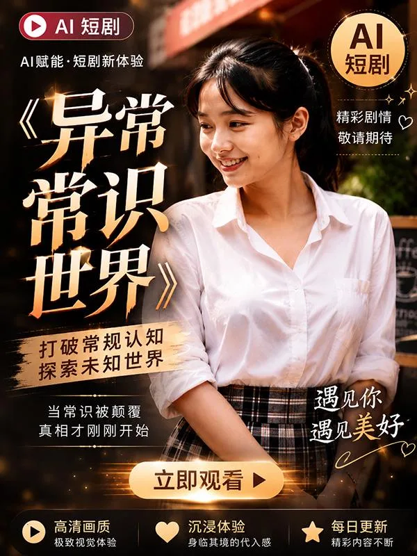 将露出大乳头视为美的异常常识世界 露乳日常美 ai短剧 街头情欲故事 露乳缠绵 海报