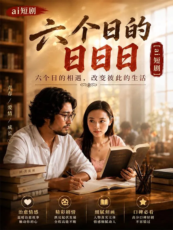 六个日的晶晶 校园王晶晶 ai短剧 晶晶情欲故事 校园缠绵 海报