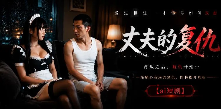 丈夫的复仇 妻子出轨复仇 ai短剧 婚姻复仇故事 情欲纠葛 海报