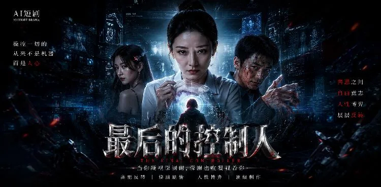 最后的控制人 意外掌控 神秘关系升级 情节发展好撩人啊 ai短剧 海报