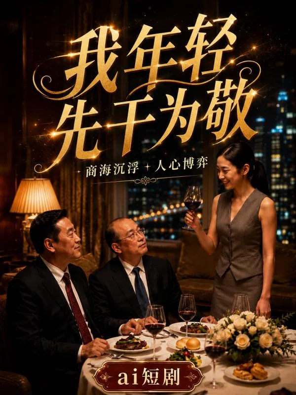我年轻先干为敬 AI短剧 年轻冲劲 激情行动展开 故事发展好热血啊 海报