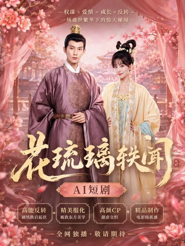 花琉璃轶闻 孟子义 领衔众女神深夜在私密闺房里尽情释放妩媚 ai成人 画面极具视觉冲击力让人看得心跳加速 ai短剧 海报