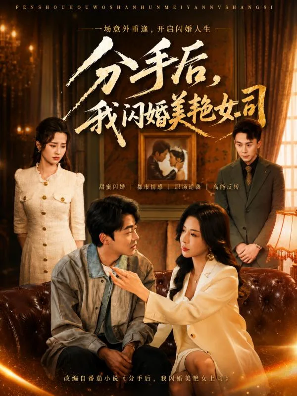 分手后 我闪婚美艳女上司 上集 陆辰与女上司闪婚开启新生活 AI短剧 他的逆袭故事太解气 海报