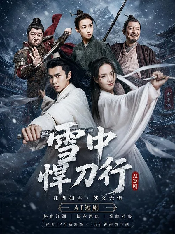 雪中悍刀行 李庚希 李纯 文咏珊 张天爱 张艺上 嘉泽 绝美江湖AI短剧深夜连看 六大古装极品女神 海报