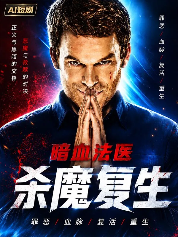 嗜血法医杀魔复生 ai短剧 法医天才夜夜破解血案时和女警擦边暧昧的都市悬疑 海报
