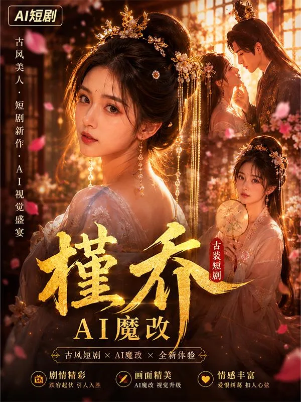 槿乔绝美佳人 每晚密道送入皇宫侍寝 AI短剧 宫斗情欲全集 海报