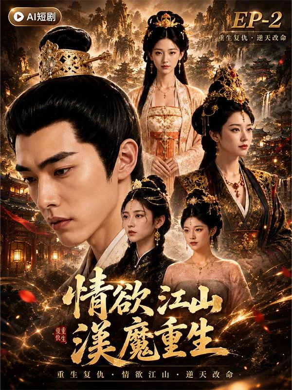 淫魔重生之情欲江山 AI短剧EP-2 淫魔霸占后宫美女的激烈缠绵 海报