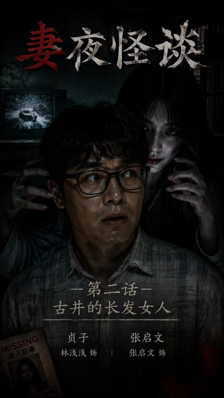 妻夜怪谈 古井的长发女人 海报