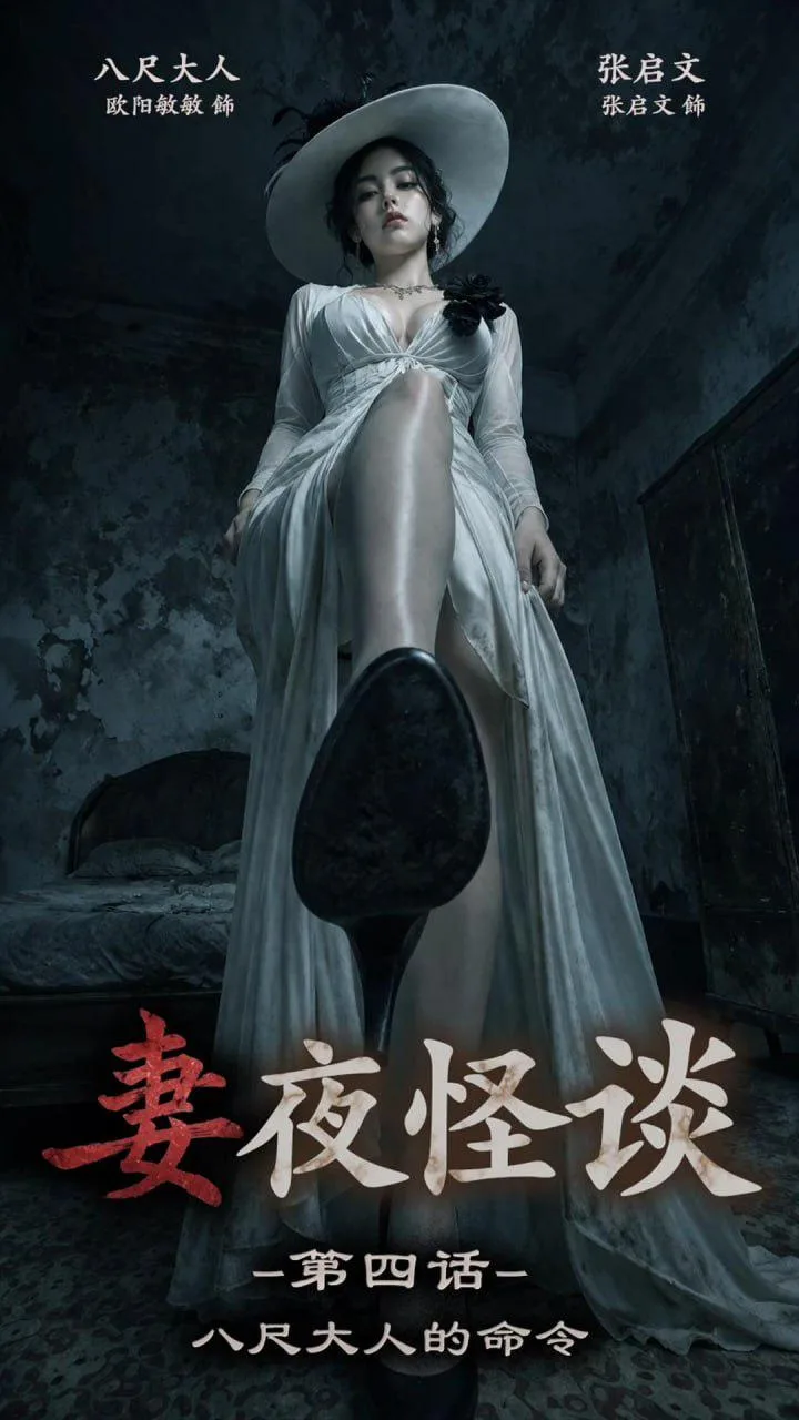 妻夜怪谈 八尺大人的命令 海报